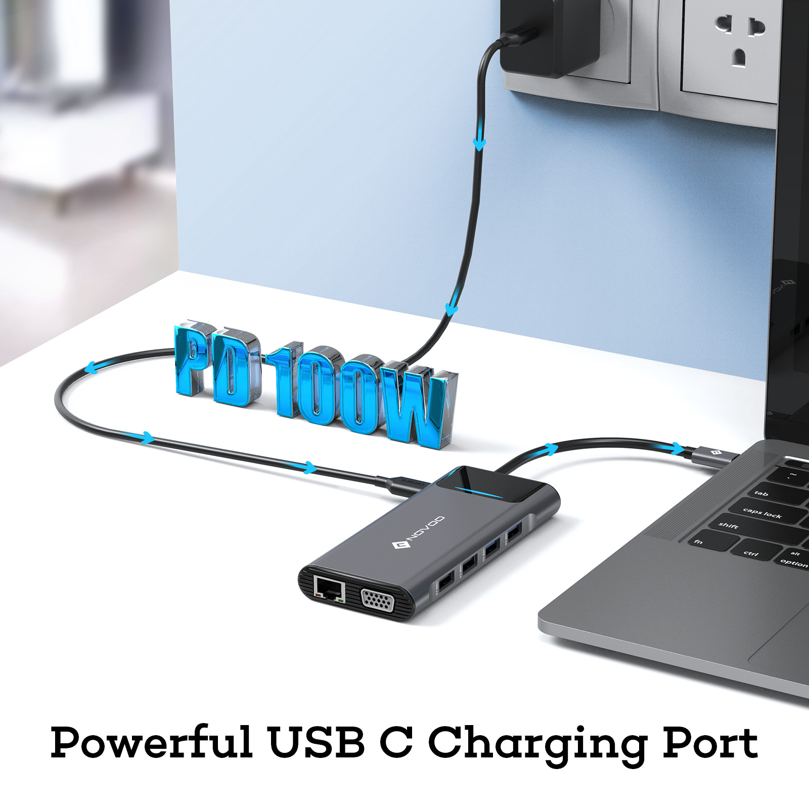 12 in 1 USB C Hub Multiport Adapter