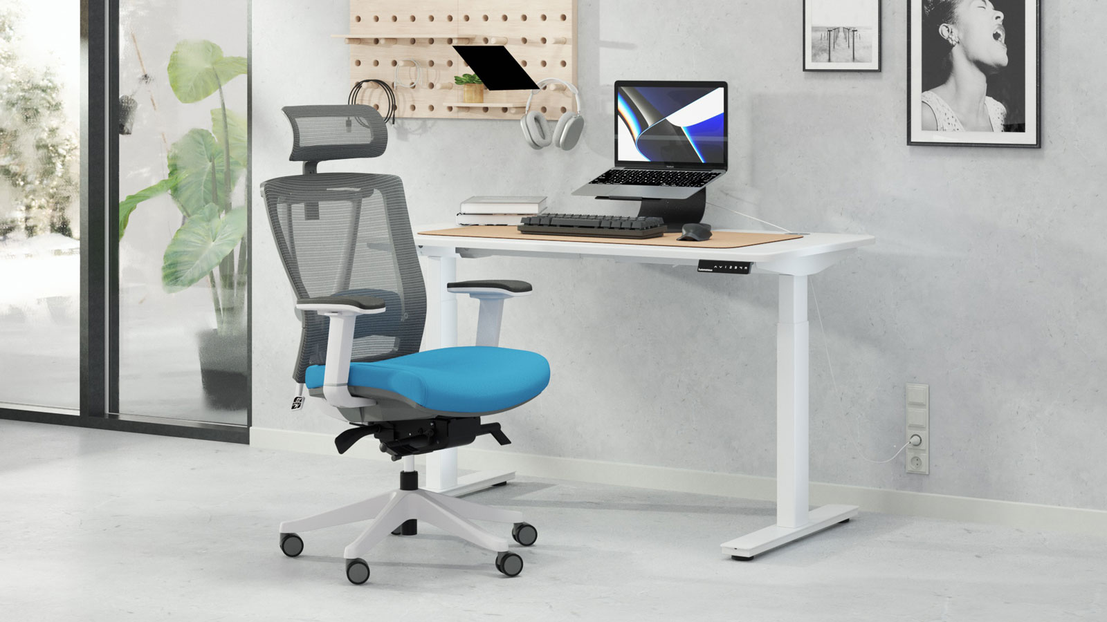 Best Blue Ergonomic Office Chair - Autonomous ErgoChair Pro