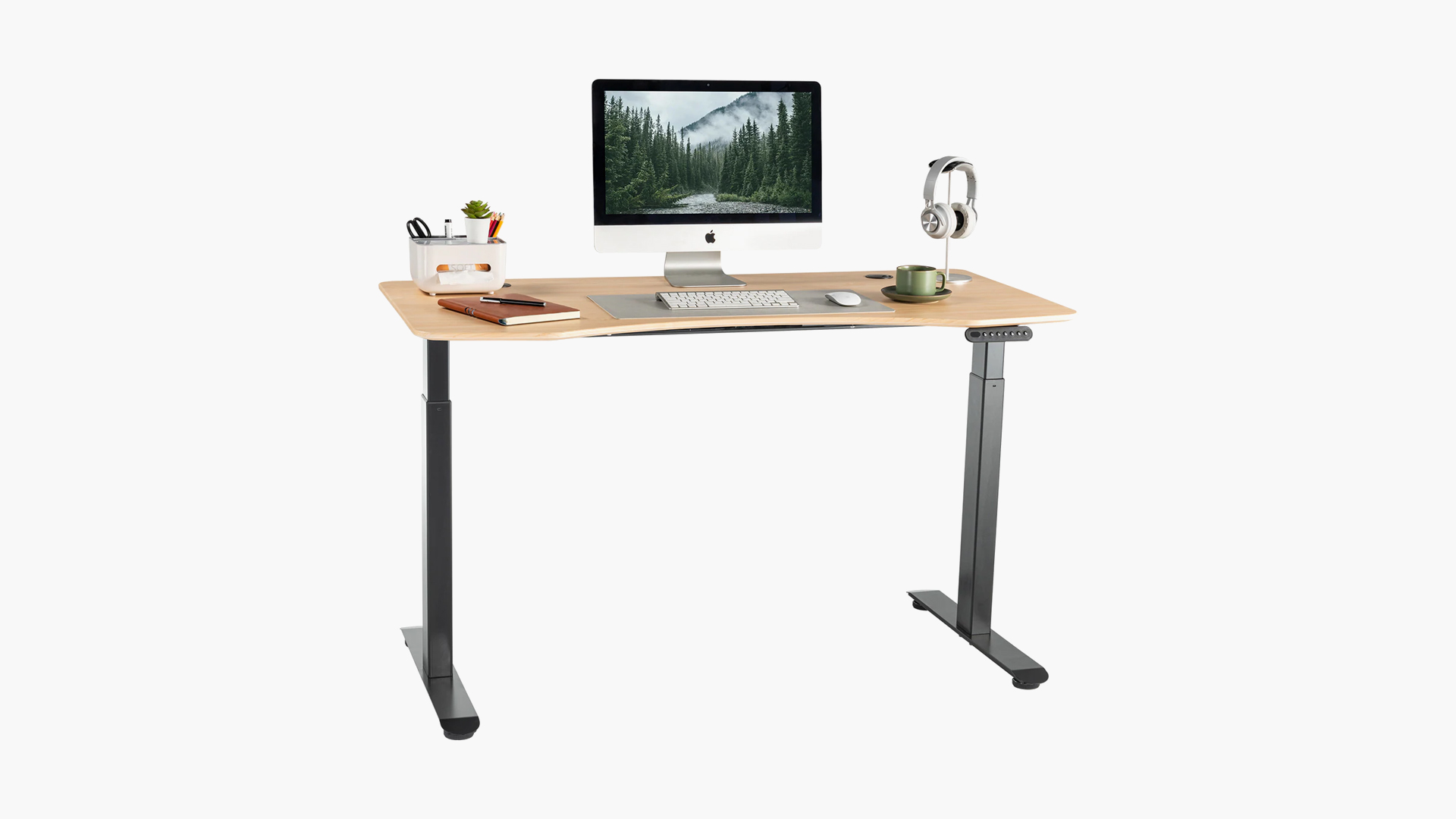 Standing Desk by FinerCrafts: Curved Top
