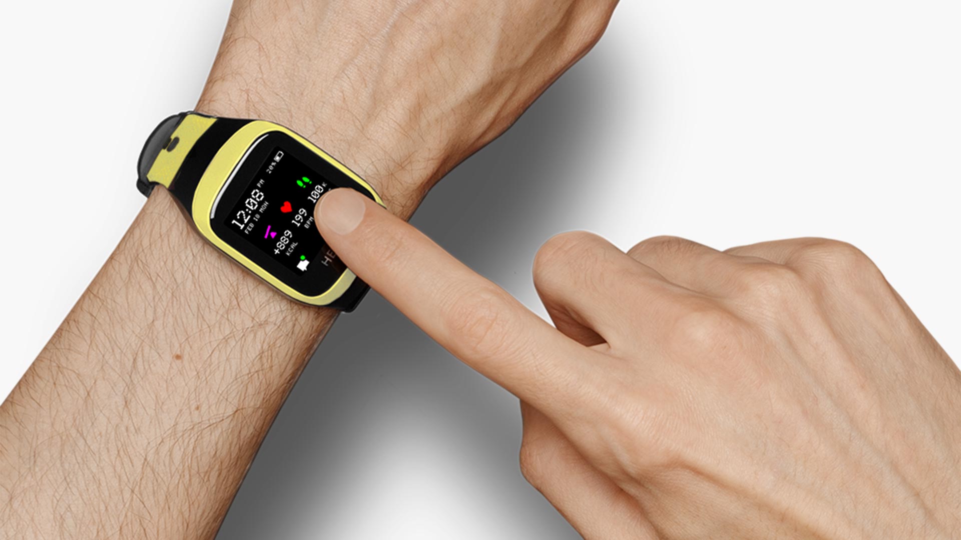 HEALBE GoBe3 Smart Band Yellow