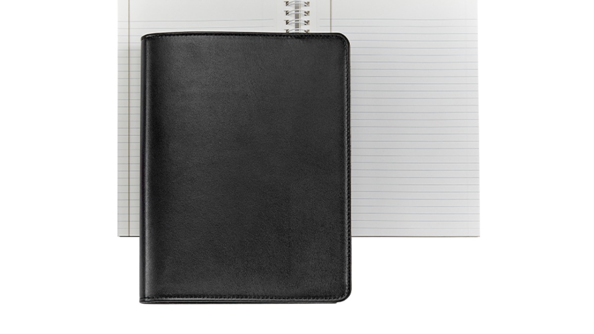 Graphic Image Leather Wire-O-Notebook
