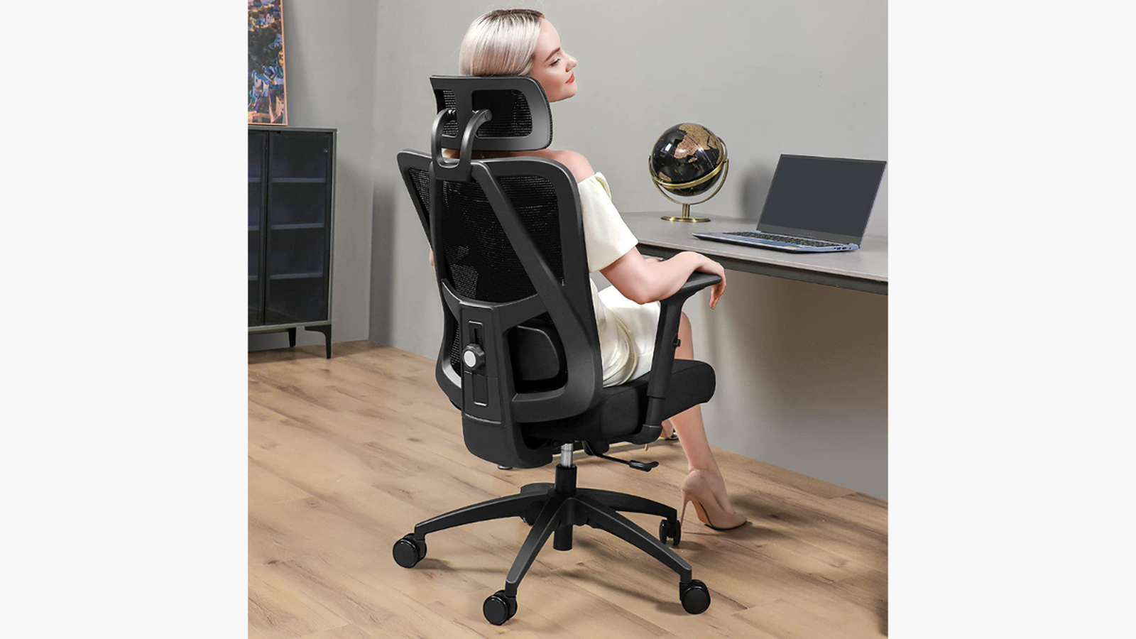 KERDOM Ergonomic Primy Office Chair: Adjustable Lumbar Support - Autonomous.ai