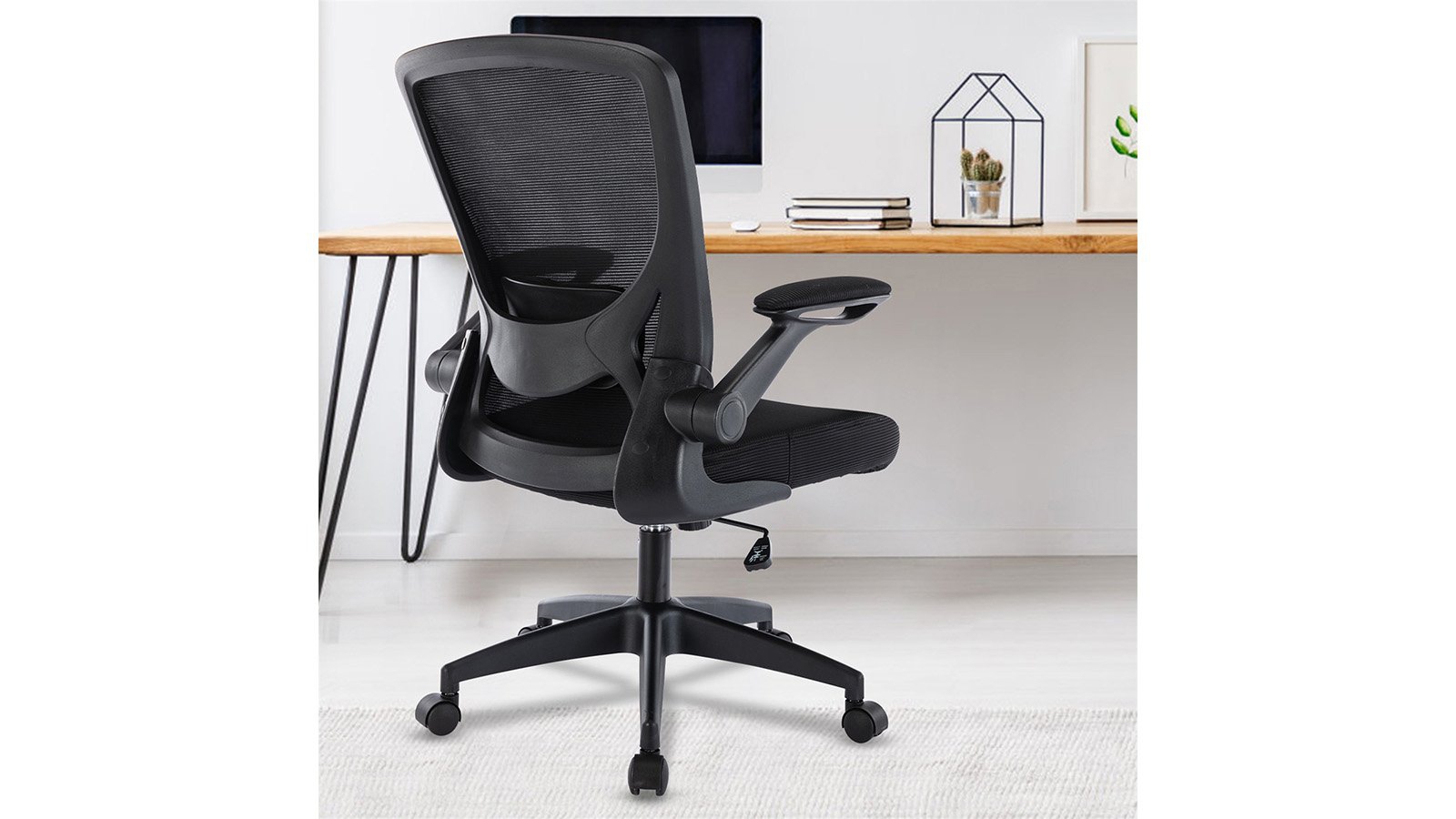 KERDOM Chair with Adjustable Armrests