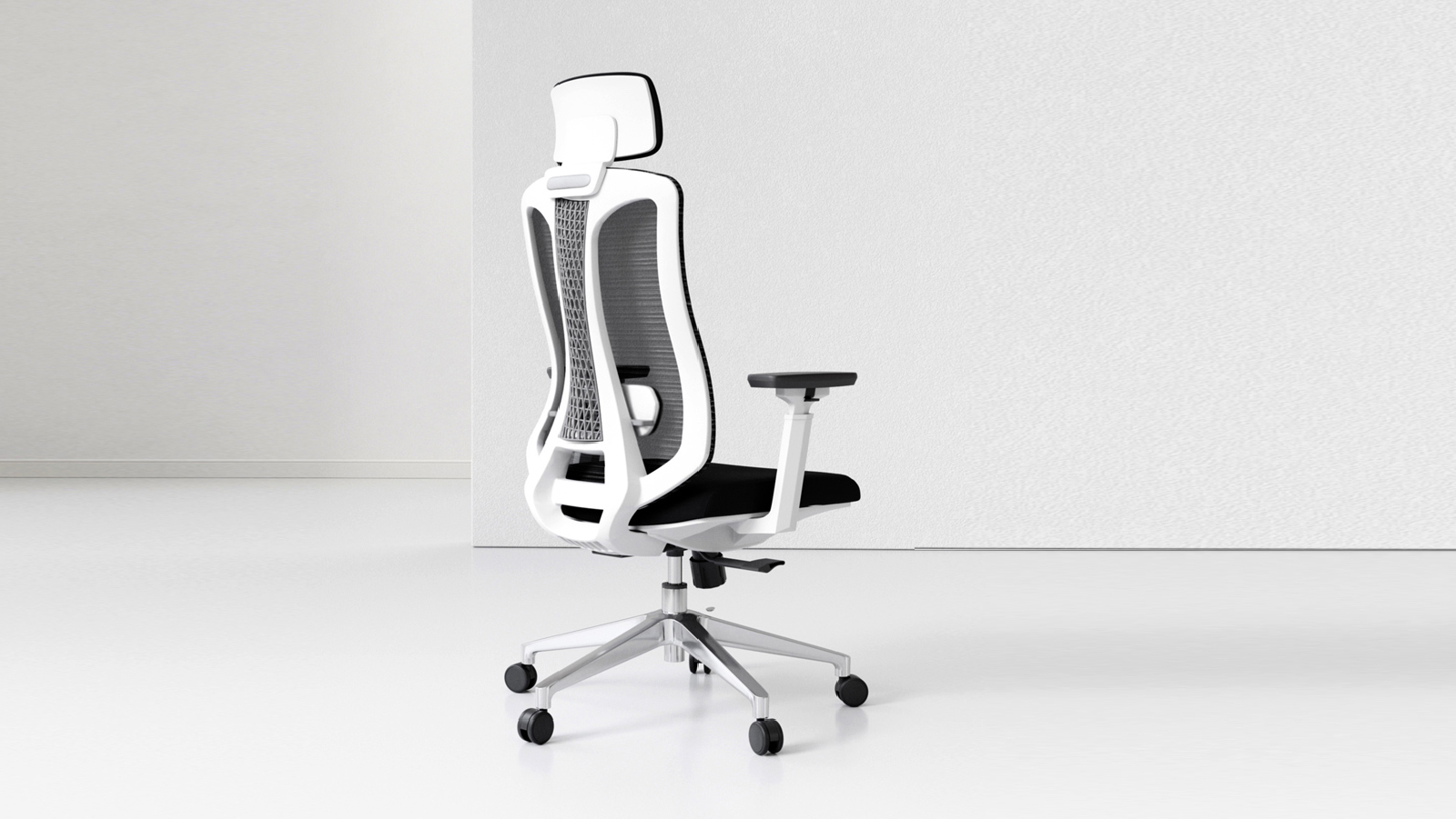 Logicfox Ergonomic Office Chair: Saddle-shaped Sponge Seat