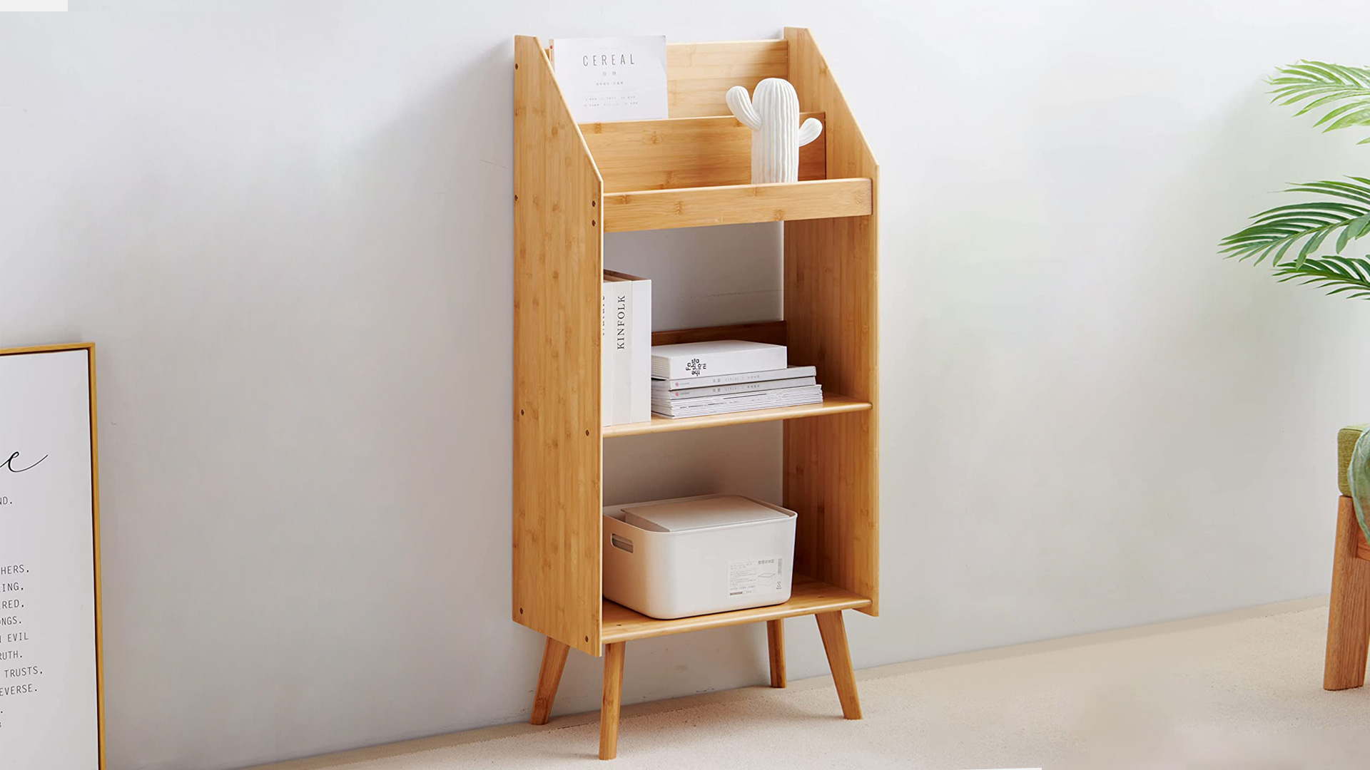 Vintage Magazine Newspaper Record Rack by Markus Börgens for