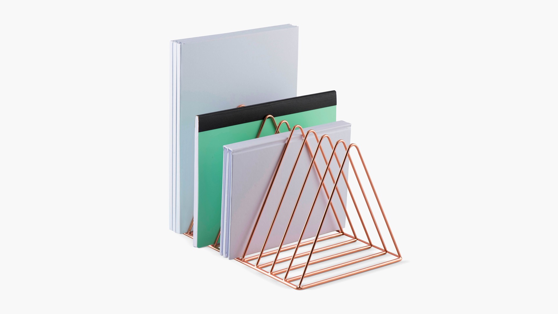Gold Triangle File Holder