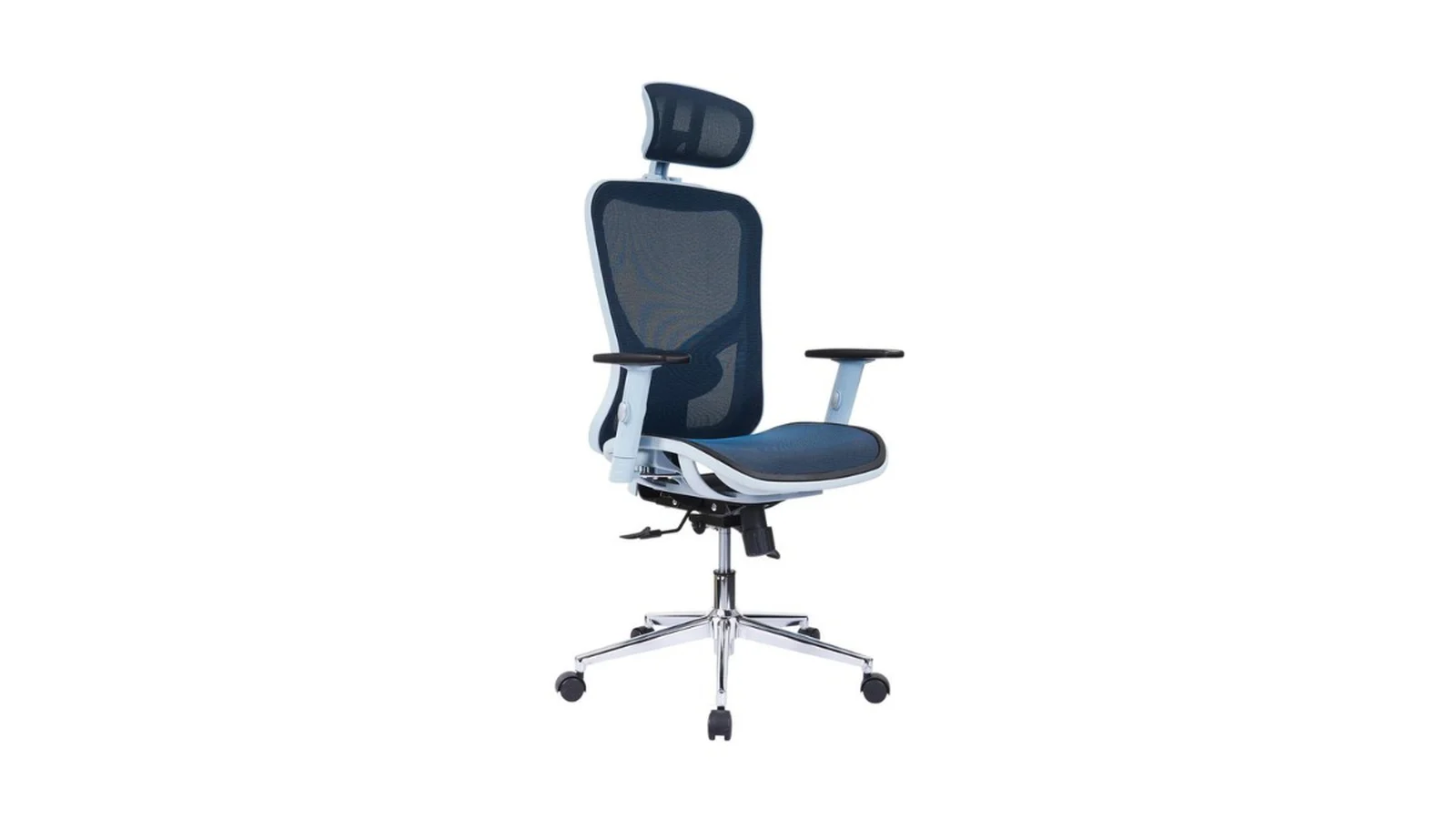 Trio Supply House Executive Mesh Office Chair: With Arms, Headrest - Autonomous.ai