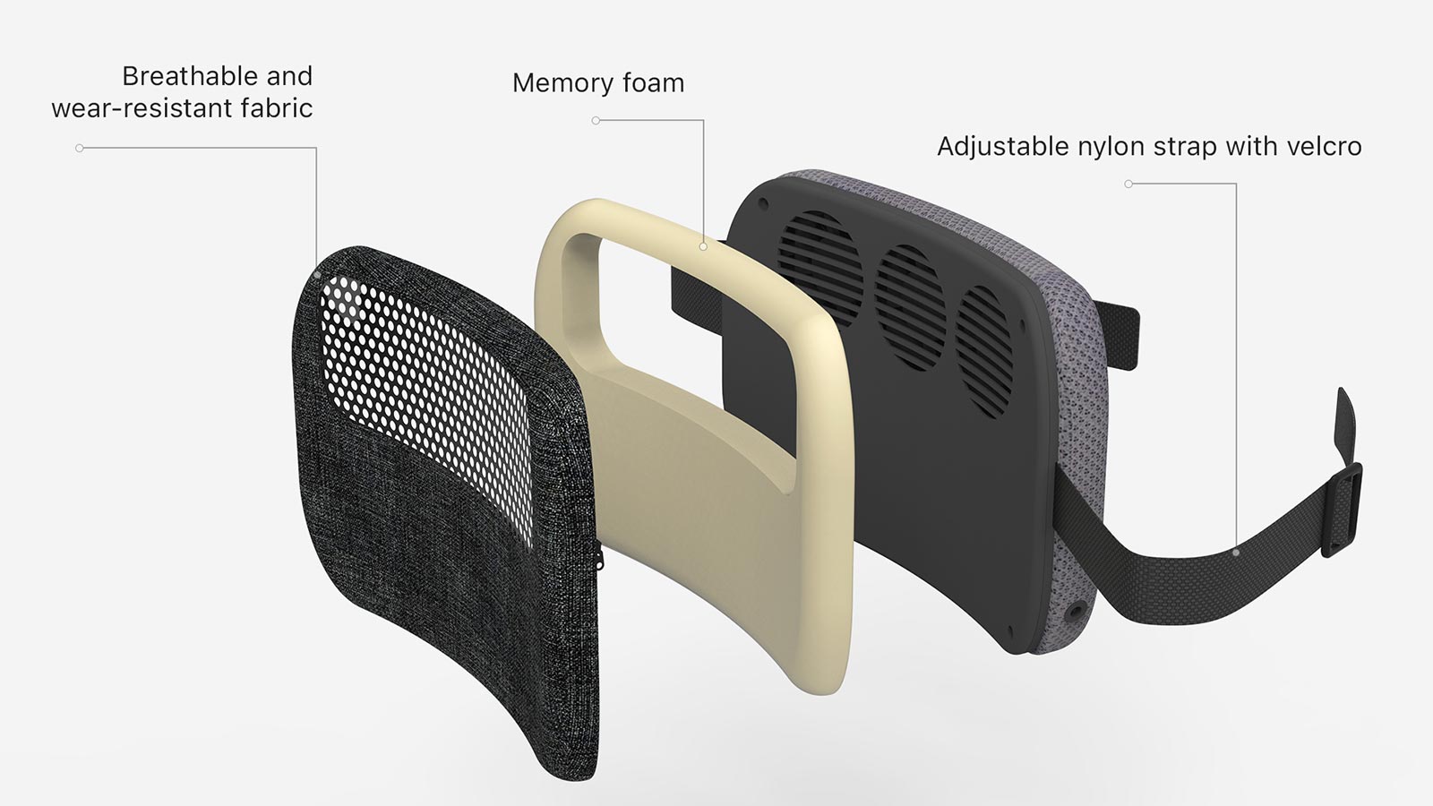 Heated lumbar support from Autonomous